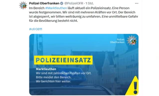  — © Screenshot / X / @PolizeiOFR